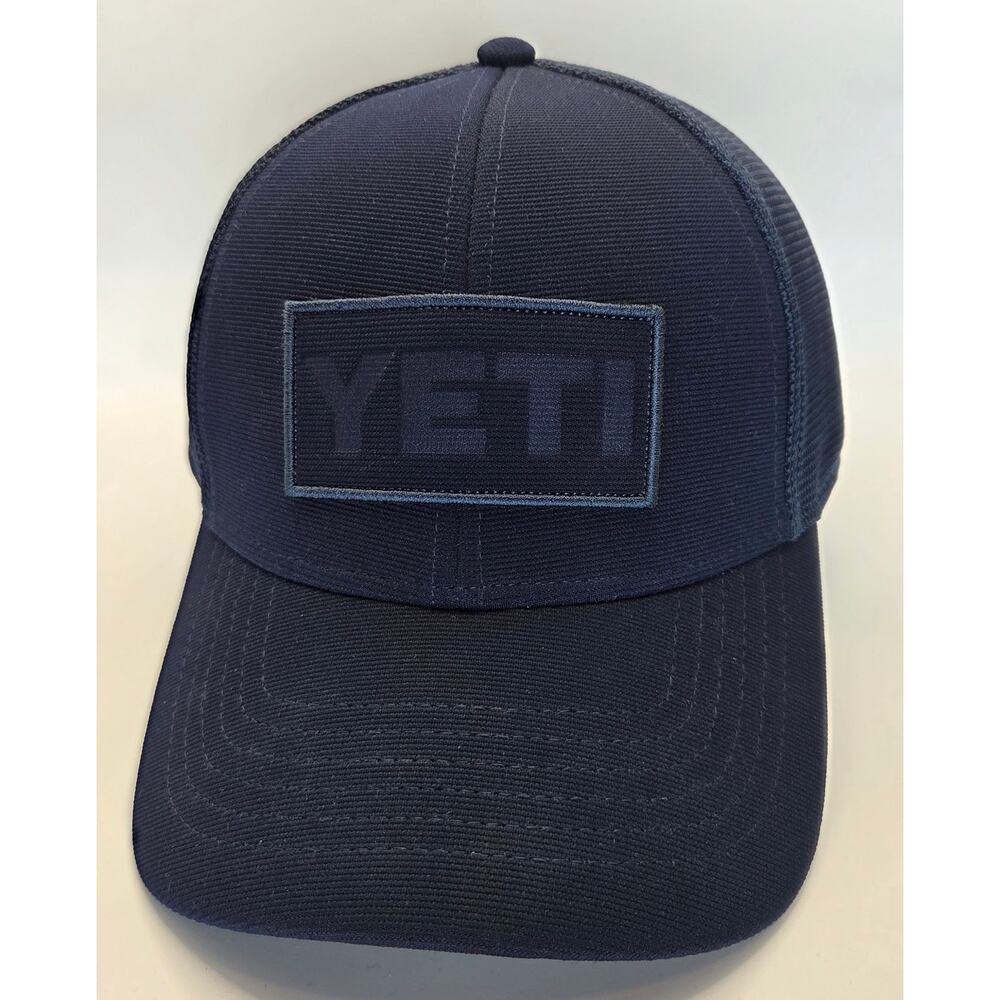 YETI NetPlus Trucker Hat Snapback Mesh Back Logo Patch OSFM Adult Cap